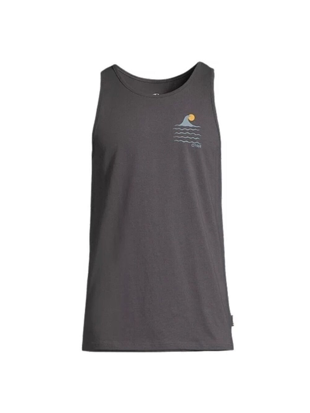 NEW O'Neill Men's Sleeveless Graphic Grey Tempo Tank Top